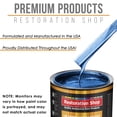 thumbnail image 4 of Viper Blue Pearl Quart URETHANE BASECOAT CLEARCOAT Car Auto Body Paint Kit, 4 of 6