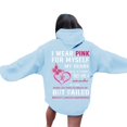 thumbnail image 4 of Breast Cancer Awareness Ladies Long Sleeve Hoodie Letter Print Pullover Sweatshirt Ideal For Everyday Comfort And Support, 4 of 6