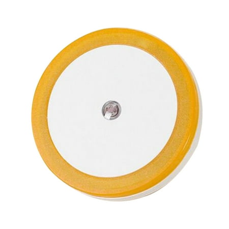 

Kihbxv Round Plug-in Intelligent Light Sensor Control LED Night Light Lamp For Bedroom Hallway