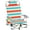 Rainbow Stripes, variant on Ktaxon Backpack Beach Chair, 5-Position Protable  Beach Chair, Light-Weight Foldable Camping Chair with Back Storage Bag & Cooler Pouch and Side Bags for Beach Poolside (Low, Mint Green)