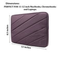 thumbnail image 3 of Premium 12-Inch Laptop Sleeve Bag for MacBook Pro/Air, Dell XPS - Shockproof Protective Case for 15" Laptops - Water-Resistant Sleeve Cover Multi-Pocket Organizer, 3 of 8