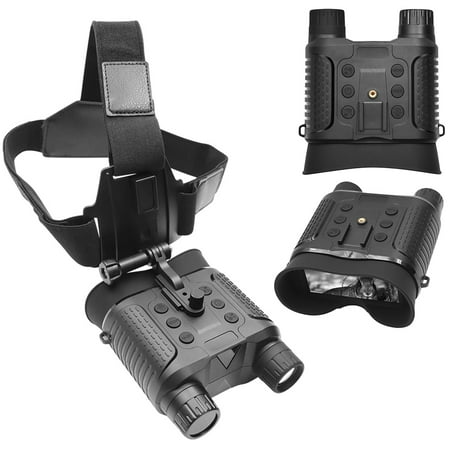 JIFON Night Vision Binoculars Infrared Digital Head Mount Rechargeable Hunting Camping Equipment 1080P Video