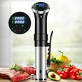 thumbnail image 4 of Vacuum Precision Immersion Circulator, Stainless Steel Portable 1100W Sous Vide Cooker, Precision Cooker with Accurate Temperature, Ultra Quiet, IPX7 Waterproof for Kitchen Use, 4 of 7