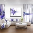 thumbnail image 3 of Designart - Large Fractal Artwork Blue - Abstract Framed Canvas art print, 3 of 4