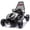 Black, variant on Urday 24V Kids Drift Go Kart 400W High Power 7.46MPH for Aged 6-12 w/ Roll Cage