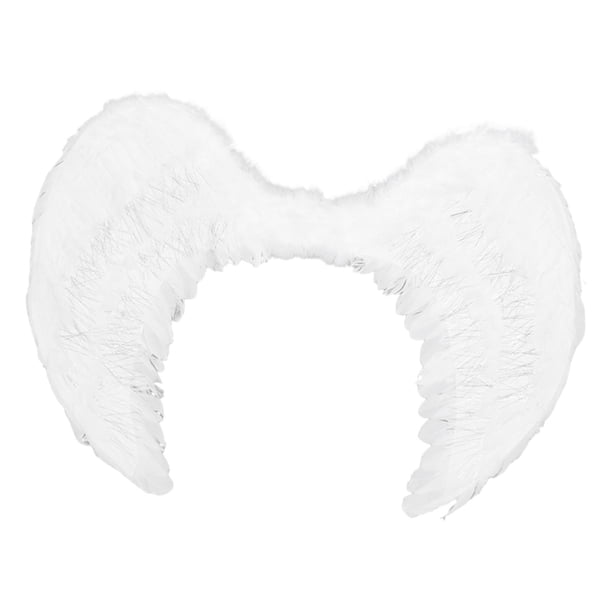 Disfraz de ala de ángel, accesorio de fotografía de ala de cosplay con correas elásticas, vestido para blanco jinwen Disfraz de ala de ángel