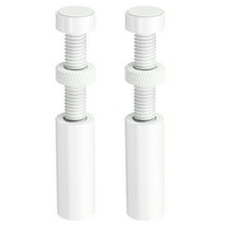 Uxcell 2Pack Graphics Card GPU Support Bracket, Magnetic Base 49-80mm Adjustable Height Brace, Aluminum Alloy White