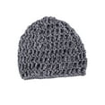 thumbnail image 4 of TISHITA Mesh Crochet Hair Net Curls Hair Wrap Lightweight Soft Elastic Crocheted Cap Gray, 4 of 8