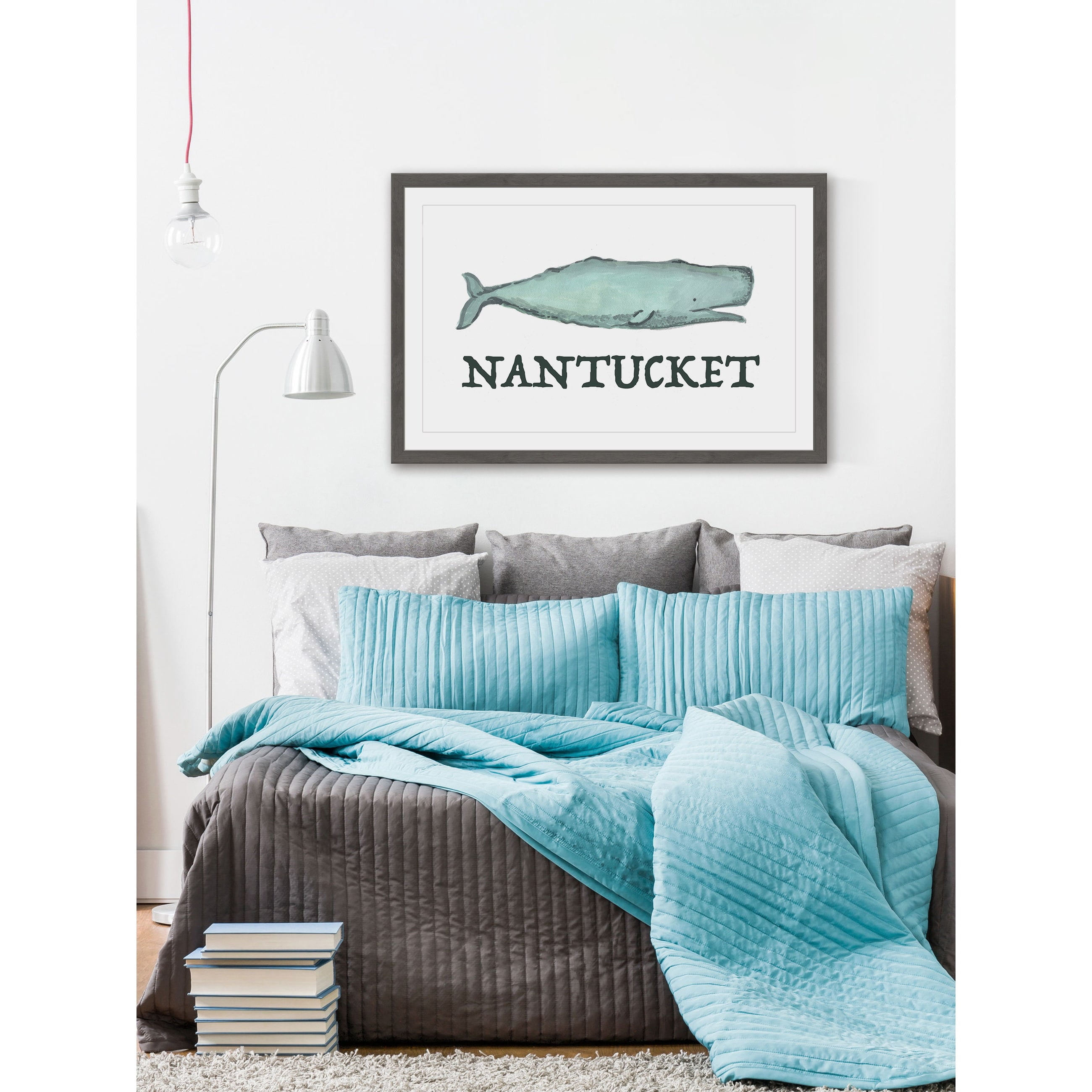 "Long Live Nantucket" Framed Painting Print