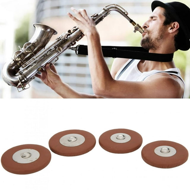 Sax Leather Pad, Sax Pad, Easy To Replace And Use Fine Workmanship For Soprano Saxophone Instrument Lovers
