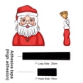 thumbnail image 4 of Sidaley Etiqueta engomada del limpiaparabrisas de la ventana trasera del coche de Papá Noel estilo de coche de Navidad divertido brazo que agita las Automoción decorativa y accesorios No.13 Sidaley VI1434-13B, 4 of 6
