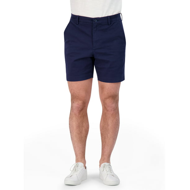 Chaps Men's Coastland Wash Flat-Front Shorts with Stretch 9
