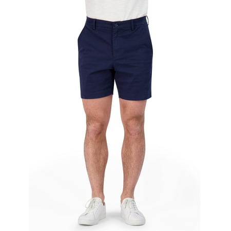Chaps Men's Coastland Wash Flat-Front Shorts with Stretch 7" Inseam Sizes 29-42
