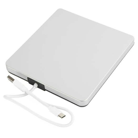 DVD Burner, Fast Data Transfer Speed Compact External DVD Drive Stable Performance R RW USB3.0 Type C for Desktop Computer