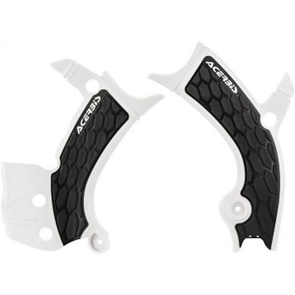 Acerbis X-Grip White/Black Frame Protectors (2689411035)