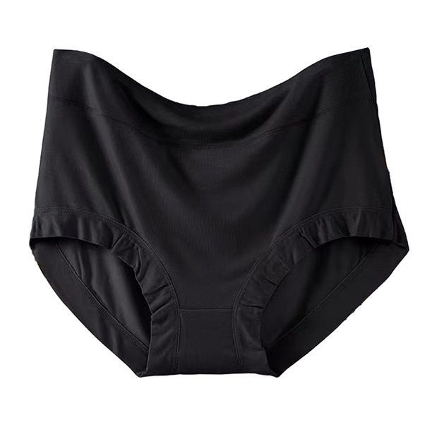 Ropa interior de algodón para mujer, sin costuras, de talla grande, de cintura alta, cobertura total, bragas suaves y elásticas para control de abdomen.