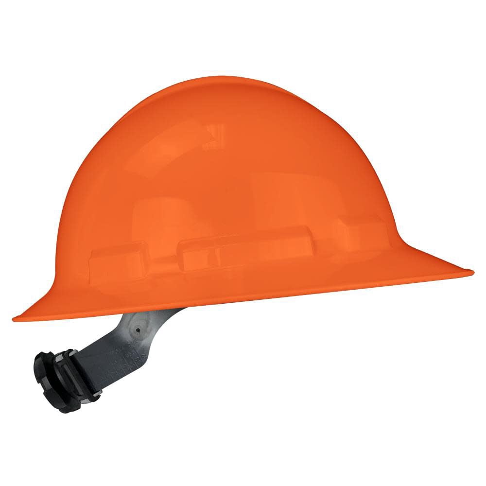 Radians Full Brim Hard Hat 6-Point Ratchet - Hi-Viz Orange