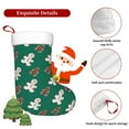 thumbnail image 5 of Salouo Gingerbread Snowman Cookies Print Christmas Stockings,Large Xmas Stocking Set of 1 Holiday and Farmhouse Stocking for Christmas Holiday Party Decoration(17.7*11 Inch), 5 of 7