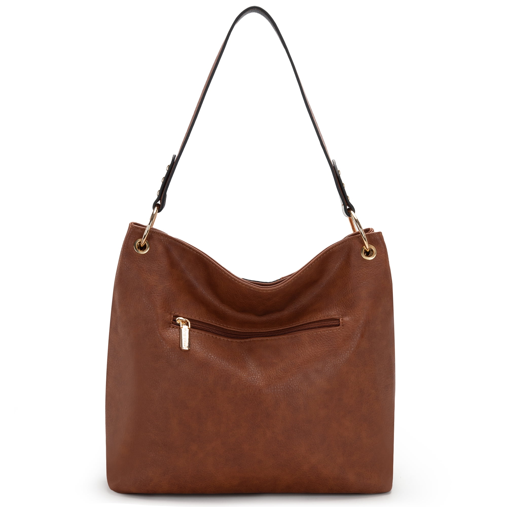 Montana West Purses for Women Hobo Shoulder Handbags with Zipper, Cow Print-Brown