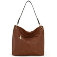 thumbnail image 6 of Montana West Purses for Women Hobo Shoulder Handbags with Zipper, Cow Print-Brown, 6 of 7