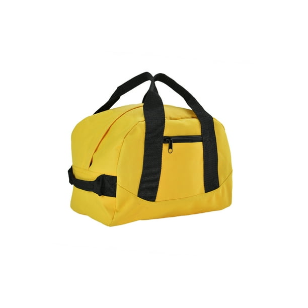 DALIX 12" Mini Duffel Bag Gym Duffle in Gold