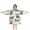 White Highland Cow, variant on Gray Highland Cow Group Pattern Blanket Hoodies for Kids 6-13YR Oversize Wearable Blanket Hoodies for Boys Girls Teens