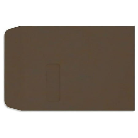 UPC: 0848614218240 | LUX 9 x 12 Open End Window Envelopes Smoke Gray LUX-1590-17-50