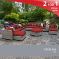 thumbnail image 2 of Catalina 11 Piece Outdoor Wicker Patio Furniture Set 11c, 2 of 6
