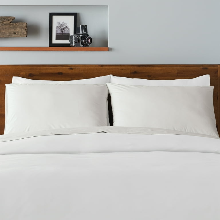 ELLA JAYNE Hotel Collection Soft 100% Cotton Standard Size Pillow Set of 4  BMI_7310L_C - The Home Depot