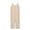 1-Khaki, variant on Kids Jumpsuit Sleeveless Wide Leg Overalls Pants with Pockets School Girl Outfit 6-7 Years