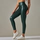 thumbnail image 2 of Gibobby Pantalones de mezclilla Moda para mujer Ocio Club nocturno sexy Cintura alta Color sólido Slim Fit PU Pantalones cuero Imitación cuero Otoño e invierno Leggings(Verde， XL), 2 of 5