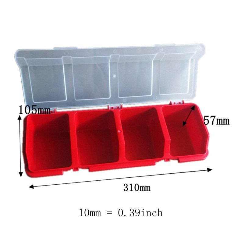 Generic Heavy-uty Components Box Screw Containers Storage Case Parts Tool D