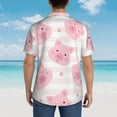 thumbnail image 6 of Disketp Hawaiian Shirts For Men,Cartoon Pig Print Mens Casual Short Sleeve Button Down Shirts Beach Shirt, 6 of 8