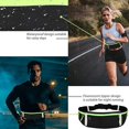 thumbnail image 3 of Riñonera para mujer y hombre, deportiva, impermeable, para correr, riñonera para correr, correa elástica ajustable ER, 3 of 5