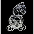 thumbnail image 3 of White Metal Heart Shaped Carriage Favor Box ( 12 Pieces), 3 of 4