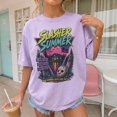 thumbnail image 6 of Slasher Summer 80s Horror Shirt, Vintage Summerween Tee, Classic Spooky Movie Fan Graphic Shirt, 6 of 6
