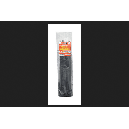 UPC 082021140651 product image for Tool City 14.6 in. L Black Cable Tie 100 pk | upcitemdb.com