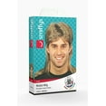 thumbnail image 3 of Smiffys mens Mullet Wig Brown/Blonde , One Size, 3 of 4