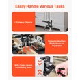 thumbnail image 5 of VEVOR Labor Saving Arm Jack, 2 PCS 330 lbs Bearing Capacity, Lifting up to 7.1", Metal Hand Lifting Jack Tool with Magnetic Level, Adjustable Height, for Door, Window, Furniture, Woodworking, Black, 5 of 9
