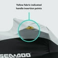 thumbnail image 5 of BRP Sea-Doo OEM Cover for GTX S, GTX Limited, RXT, & RXT X (2010 2017) WITHOUT Suspension in Black/Light Grey, 295100719, 5 of 5