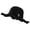 Z34-Black, variant on XINPING Women's Straw Sun Hat, Elegant Wide Brim UV Protection Beach Vacation Hat with Pearl Detail and Wavy Brim for Summer Activities