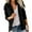 Black, variant on Women's Plus Size Work Jacket, Stand Collar Zip Front Utility Jacket with Cargo Pockets, Breathable Casual Coat for Fall, Spring, and Daily Wear-Dark Blue