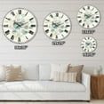 thumbnail image 4 of Designart Feuilles d'eucalyptus I horloge murale, 4 of 4
