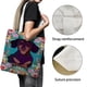 thumbnail image 3 of Dachshund Bolso de tela con estampado de lienzo para mujer, bolsa de compras reutilizable y estética, con cremallera interior, regalo para mujer, 35 × 40 cm., 3 of 6