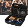 thumbnail image 4 of 7 Unids/set Kit De Barba Portátil Para Hombres, Cepillo De Aceite De Crema Moldeadora De Estilo, Peine, Tijera, Bigote, Cuidado Del Cabello, 4 of 7