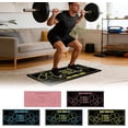 thumbnail image 3 of Squat Target Mat with Foot Position Guide, Non-Slip, Diatomaceous Earth Rubber, 13.78 x 31.5 Inch, for Squats, Lunges and Core(Q), 3 of 6