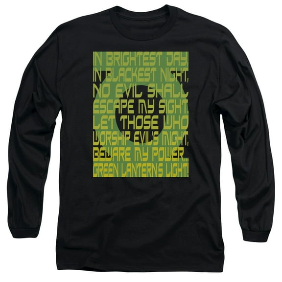 Green Lantern - Green Lantern Oath - Long Sleeve Shirt - XXX-Large