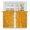 Ginger yellow, variant on Orange Kitchen Curtain for Berdoom Living Room Cafe 72 Inch Length, Boho Modern Abstract Simple Distressed Pattern Tiers Curtains Light Filtering Drapes Rod Pocket Window Treatment 2 Panels 52"Wx72"L