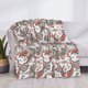 thumbnail image 3 of Fotbe Paisley Floral Manta de Franela con Estampado, Manta Ultrasuave para Cama, Sofá, Auto, Hipoalergénica y Antibolitas-60"x50", 3 of 6