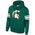 thumbnail image 2 of Men's Colosseum Green Michigan State Spartans Saluting Pullover Hoodie, 2 of 3